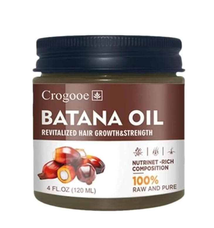 YTDJ Aceite de batana crudo para el crecimiento del cabello de Honduras, 4 onzas, aprobado por el Dr. Sebi, 100% natural para el crecimiento del