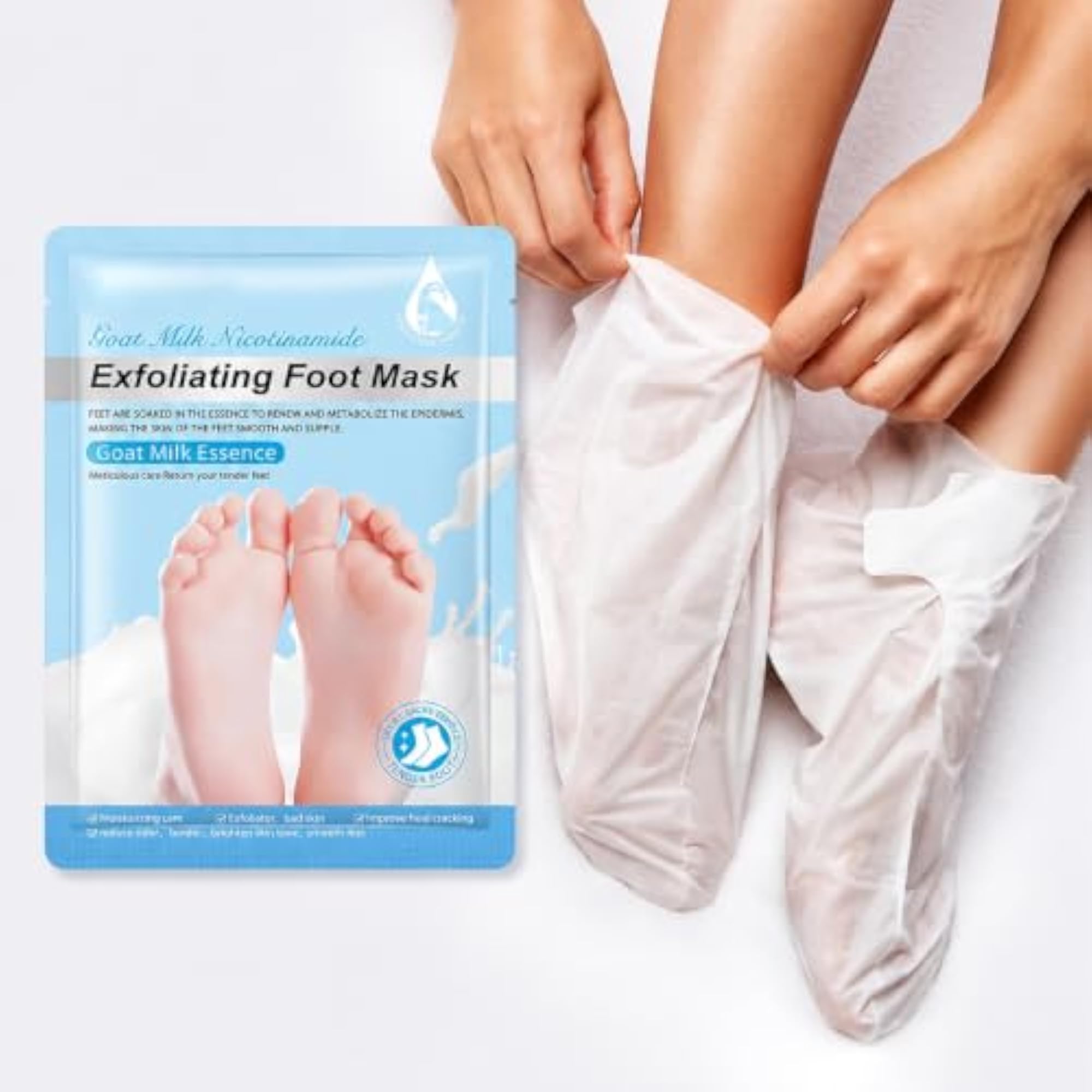 Foot Exfoliation Mask for Men and Women, Deep Cleansing Treatment