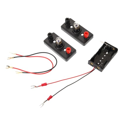 Abaodam Kit Escolar De Circuito Eléctrico Educativo para Niño Niña Años Incluye Bombillas Conmutador y Cables para Experimentos DIY De Ciencia y Aprendizaje Práctico