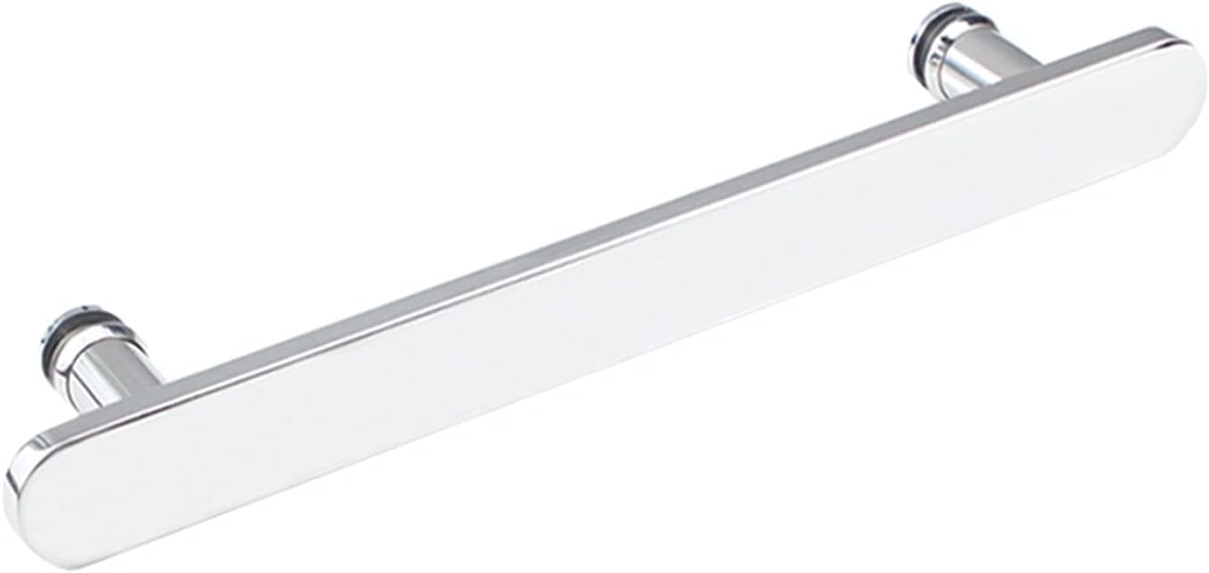 Push and Pull Shower Door Handle Hardware Accessories Bathroom Door Knobs Grab Bar for Glass Doors Internal/External Towel Bar (Size : 300mm)