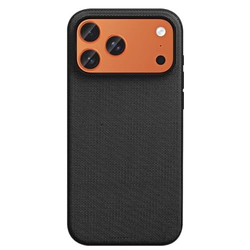 Étui pour iPhone 17 Air résistant aux chutes avec revêtement tissu fin anti-glisse