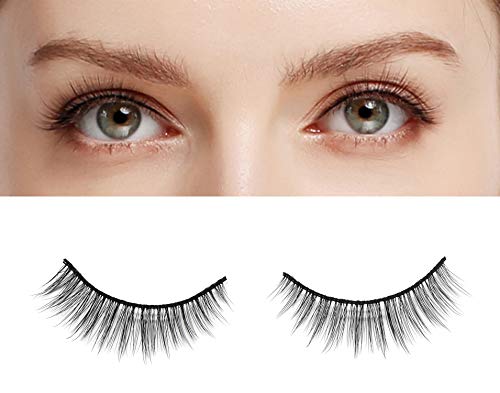 One Lash 3D Silk Fake Eyelashes Extension Lightweight and Reusable Handmade False Eyelashes Natural Soft and Comfortable for All Eye Types (Girly Girl)