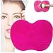 Produktbild Make-up-Bürsten-Reinigungs-Matte Silikon kosmetische Bürsten-Reinigungsmittel Pad Tragbares Pinselreiniger mit Scrubber Und Saugnapf Proschönheits Werkzeuge (Pink)