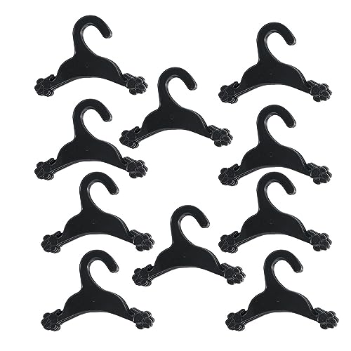 Pet Clothes Hanger 10Pcs Plastic Small Hanger Dog Puppy Cat Small Pet Clothes Apparel Hangers Durable Pet Clothes Rack Hanger