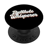 Butthole Whisperer Vintage Sarkastische Witze Proktologie PopSockets mit austauschbarem PopGrip