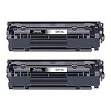 Protección de la salud y el medio ambiente: compatible toner hp laserjet 1018 usar tóner a nanoescala, partículas finas y uniformes y fluidez fuerte mejoran la velocidad de impresión del tóner.
