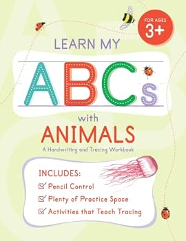 Paperback Learn My ABCs with Animals: A Handwriting and Tracing Workbook Book