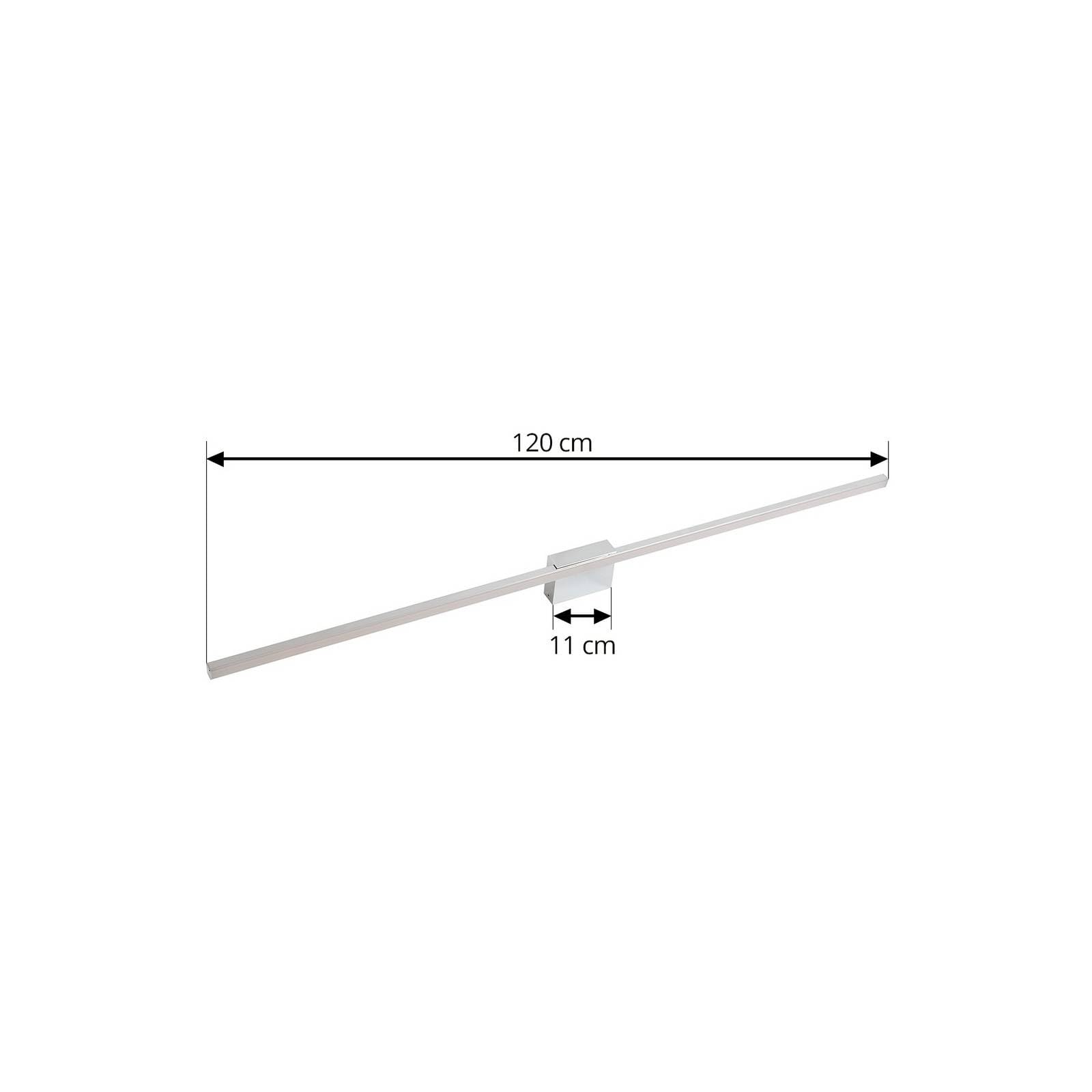 Lucande LED Wandleuchte, Wandlampe Bad Kivana (spritzwassergeschützt (Modern) in Chrom aus Aluminium (1 flammig) - Wandleuchten Spiegelleuchte Badezimmer Wandbeleuchtung Badezimmerleuchte