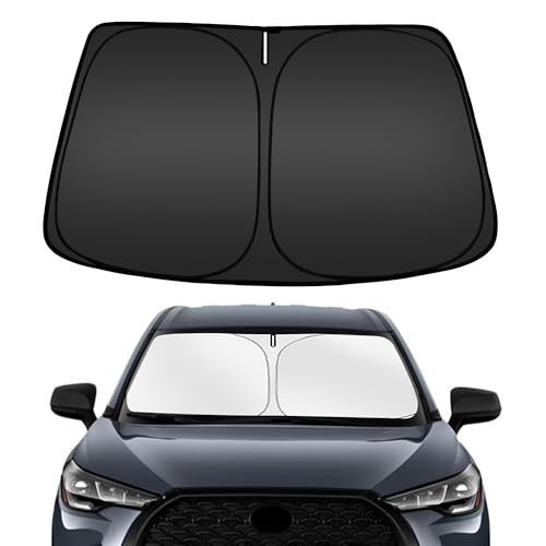 Image of ARISMOTOR Windshield Sun Shade for Toyota Corolla Cross 2022-2026 | Custom Fit, Foldable Front Window Sunshade Sun Visor Protector, Block UV Rays, Keep Car Cooler