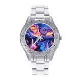 Drago con squame vibranti orologio da uomo business orologio moda in acciaio inox orologi da polso personalizzati per le donne