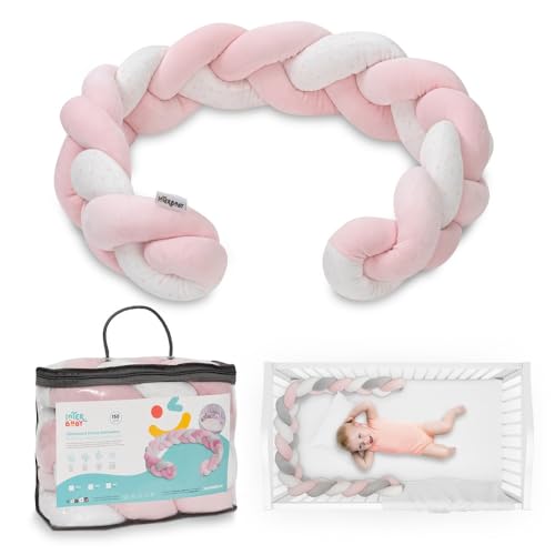 Interbaby - Trenza Cuna Bebé | Chichonera Cuerda Trenzada Universo | Antivuelco, protector y reductor