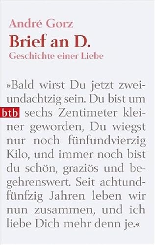 Brief an D.: Geschichte einer Liebe [German] 344273875X Book Cover