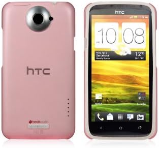 iShell HTC One X Case - Classic Ultra Slim PC Case with Screen Protector Kit -Frosted Pink