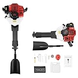 52CC 2-Takt Gartengrabmaschine – Portable 1900W Grabgerät mit...
