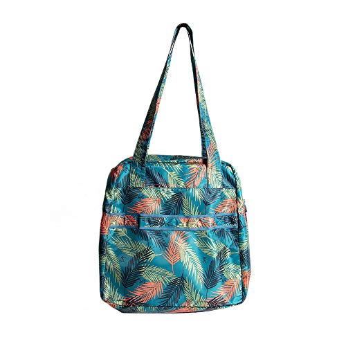 Lug Puddle Jumper Packable Duffel Bag, Tropical Ocean, One Size