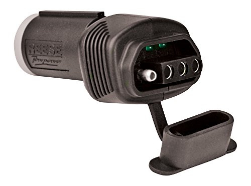 Reese Towpower 85357 6-Way Round to 4-Way Flat Adapter with LED Circuit Tester