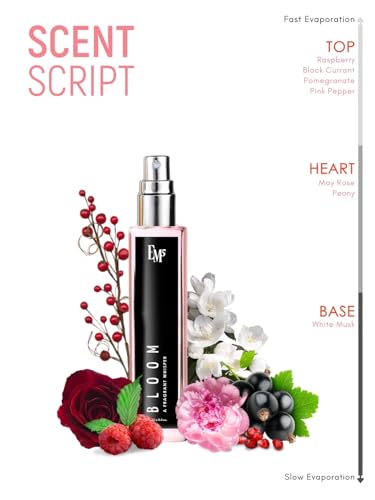 Image of EM5 Bloom Perfume for Women | Floral Fruity Sweet Woody Fragrance | Eau De Parfum Spray | Luxury Gift for Her | 15 ml