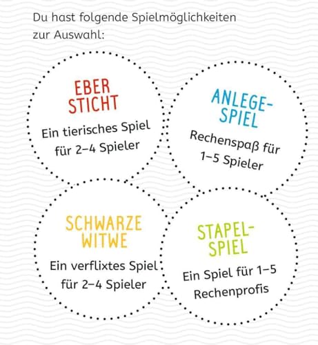 Foto von Ravensburger 80349 - Lernen Lachen Selbermachen: Rechnen bis 20, Kinderspiel ab 6 Jahren, Lernspiel für 1-5 Spieler, Kartenspiel, Mathematik