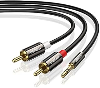 UGREEN Kabel RCA 3.5mm Męski na 2Męski Kabel RCA Aux (1M)