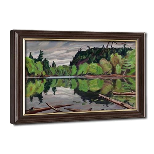 Impression sur toile Beaver Lake Algoma | Tableau de décoration murale 30x45cm