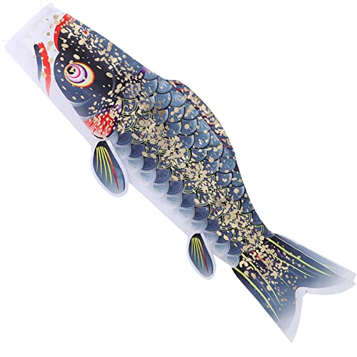 Manche à Air de Carpe Japonaise Streamer Drapeau de Poisson Cerfs- Volants Suspendus Drapeau de Poisson Manches à Air Sushi Bar Garden Festival Décoration Suspendue 70Cm