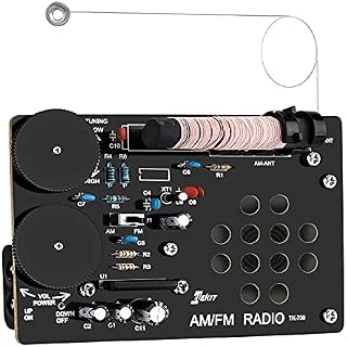 Radio Soldering DIY Electronic Kits - Xruison FM Radio Kit Soldering Project for Learning Practicing Teaching Electronics for Kids Adult