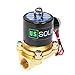U.S. Solid Solenoid Valve - Zinc-Alloy 24V AC Electric Water Valve, NBR Seal (1/2