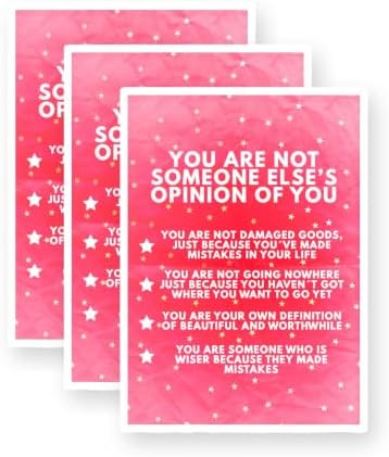 Motivational Positive Quote Vinyl Stickers 3 Pack 3 Inch image 5