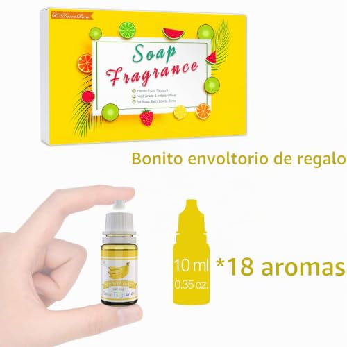Miniatura 7 de 18 Aceite De Fragancia De Jabón - Fragancias De Jabón Líquido Para Fabricar Bombas De Baño, Fabricación Jabón, Limo De Bricolaje - Perfumes De Bomba De Baño Para Cosméticos, Arte - 10 Ml Cada Uno