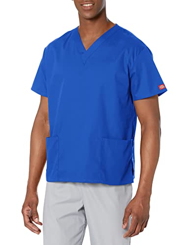 Image of Dickies EDS Signature Scrubs Tops for Women V-Neck Modern Classic Fit