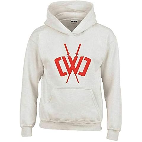 Chad Wild Clay CWC Youtuber Lovers Adventures Hoodie Gamer Boys Kids Hooded Hood (Kids 7-8 YRS, White) Cover