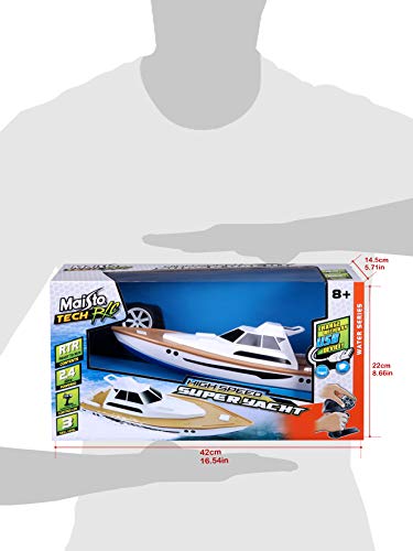 Maisto SPEED BOAT IATE LUXURY RADIO CONTROLE, Branco
