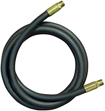 Apache 0.4 in. Dia. x 18 in. L 4000 psi Rubber 2-Wire Hydraulic Hose