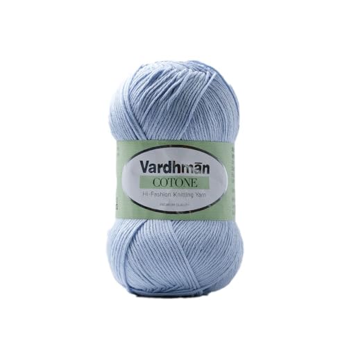 Image of Vardhman Cotone Cotton Acrylic Yarn 6 Ply Fine Weight Yarn | Pack-1