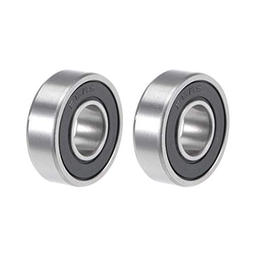 2 Roulements à Billes R6-2RS Gorge Profonde - 3/8" X 7/8" X 9/32" - Double Scellé