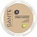Produktbild SANTE Naturkosmetik Compact Make-up 01 Cool Ivory Heller Hautton, Hohe mattierende Deckkraft, Mit Spiegel & Quaste, Vegan, 9g