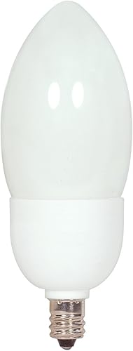 Satco S7318 - Lámpara incandescente (7 W, 4100 K, 120 V, equivalente a 40 W)