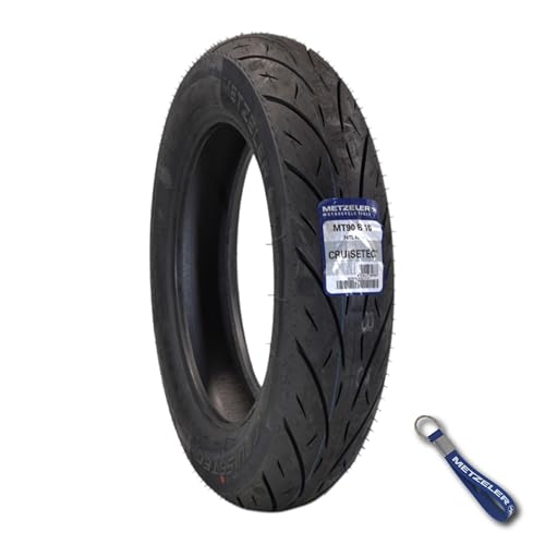 Metzeler Cruisetec MT90B16 74H TL V-Twin Motorcycle Rear Tire - Performance Perfected for Cruiser Custom & Heavy Tourers w/Enhanced Handling & Comfort - with Keychain