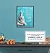Buddha Decor - Zen Wall Art - Meditation Picture Print Home Decoration for Spa, Living Room, Yoga Studio, Bedroom - Inspirational New Age Quote Saying - Gift for Women, Buddhism Fan, Buddhist - 8x10