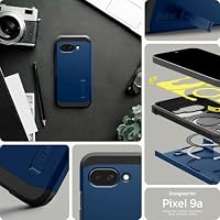 Spigen Tough Armor(AI) MagFit für Google Pixel 9a -Navy Blue – Ansicht 2