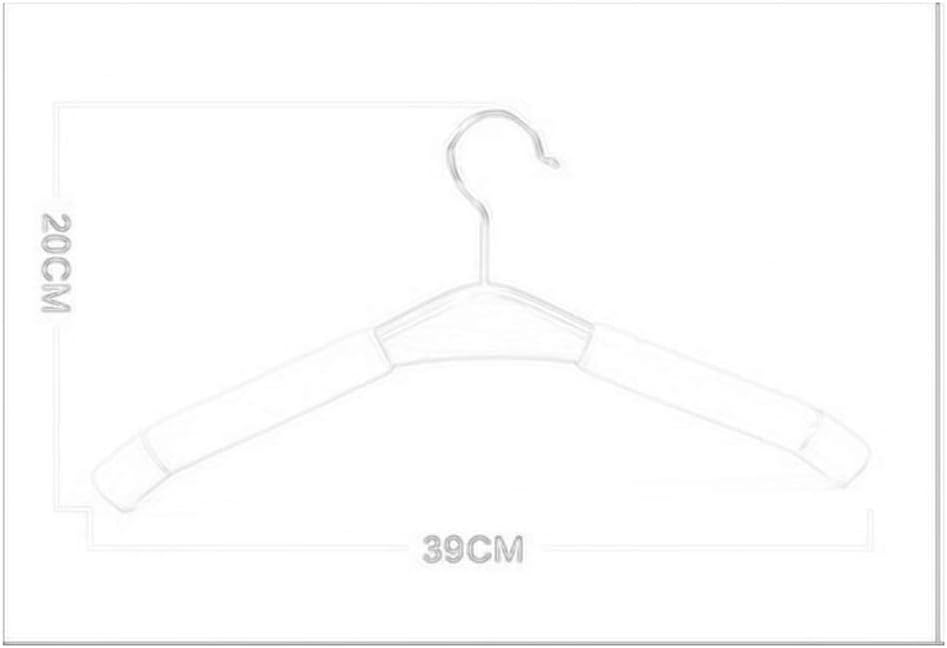 Stainless Steel Hanger,Wooden Hanger,RENRUIRUI- Sponge Solid Wood Hanger Metal Hook Non-Slip Wide Shoulder Hanger Coat Suit Dress Pants Clothes Manager(Beige)