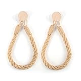 2 portarrollos de papel higiénico sin taladrar, rústico y elegante portarrollos de papel