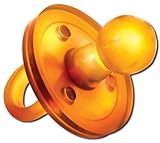 The UMMY: BPA-free 100% Natural Rubber Pacifier with Round Nipple, 3-6 Months