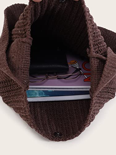 Image of ENBEI Women's Crochet Tote Bag Knit Shoulder bag,Aesthetic Bag,Cute Eco-Friendly Tote for Travel,Daily Use,Gift Box Packaging