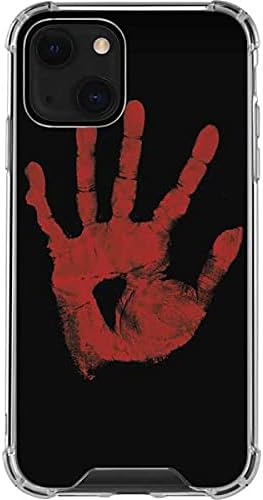 Skinit Clear Phone Case Compatible with iPhone 13 - Bloody Handprint Design