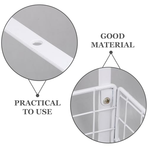 Bandeja organizadora de cables para escritorio sin perforación, gestión de cables para oficina y hogar, diseño compacto para orden, fácil instalación, grande en blanco miniatura 5