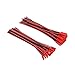 OliYin 20pairs 22awg 2 Pin JST Connector Male Female Plug 15cm Silicone Wire for LED Lamp Strip RC Toys BEC Battery(Pack of 20)