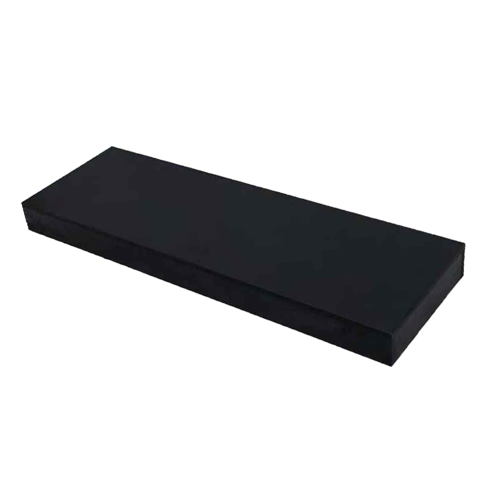 Présentoir mannequin noir 120x60x10 cm avec socle carré pour boutique et collection