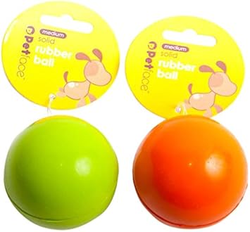 solid rubber dog ball