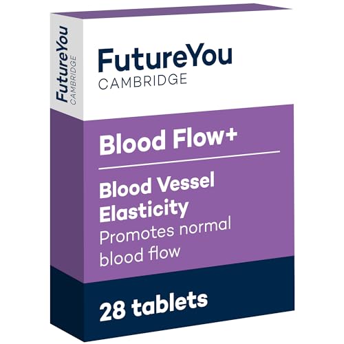 Blood Flow+ Supplements – 28 Day Supply – High Strength Cocoa Flavanols Extract CocoActiv Blood Capsules – Maintains Blood Vessel Elasticity – Blood Flow Cocoa Capsules by FutureYou Cambridge